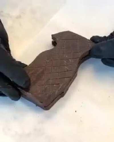 Chamber's Gun made out of Chocolate, Original link in comments