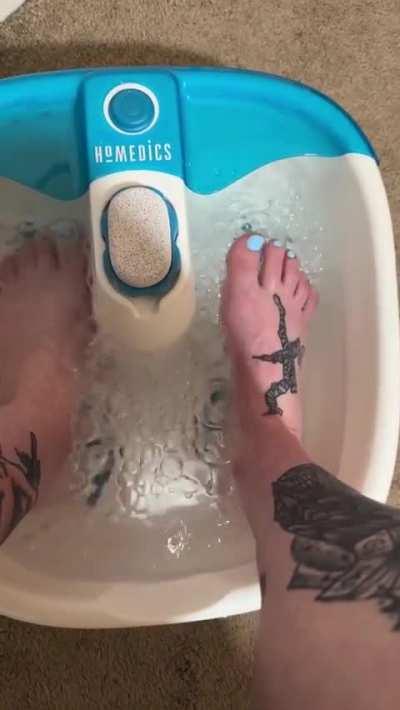 Spoiling my feet at home