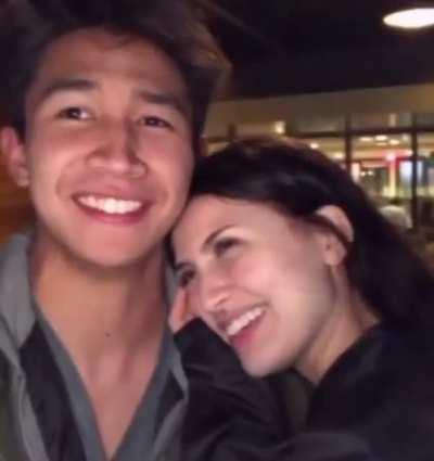 [OC] My girlfriend never stops moving for pictures, so I always just take Live Photos…ended up capturing how she looks at me each time so I made a little montage 🥰 enjoy!