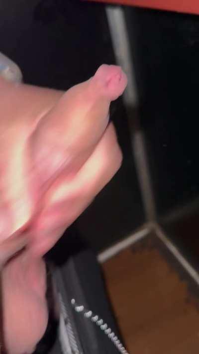 Masturbating at Ambassador’s Arcade last night 