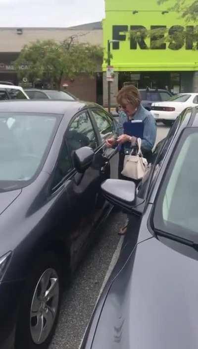 Racist lady goes off.