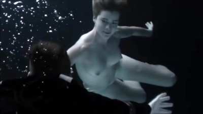 Gemita Samarra fully nude in underwater scene from "Pressure (2015)"