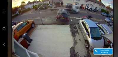 Quick legs save the day.