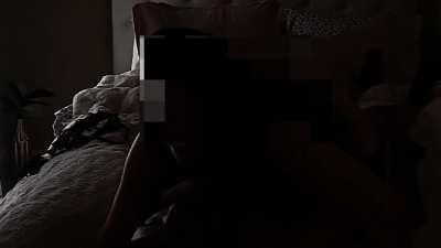 Mature snowbunny with Indian guy