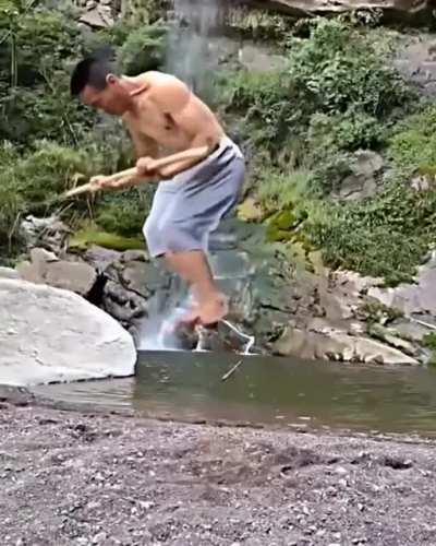 This impossible jump..