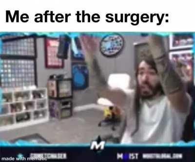 Successful surgery