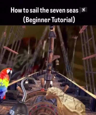 I be new to sailin'... How I be doin', mateys? Ignore me Polly