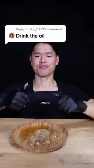 This guy literally poisoning himself for some likes