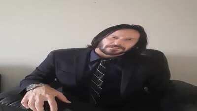 Que isso keanu Reeves 😳