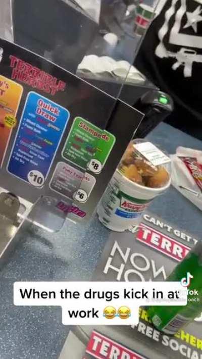 I guess that’s one way to spice up the work week