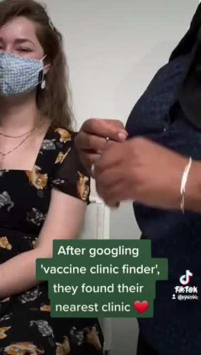 46 yo takes her 15 yo girlfriend to get the vaccine without her parents consent so that they can go on a date together. Video made by the Australian Gov.