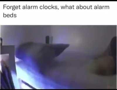 Due to their heavy sleeping habits humans are forced to use alarm beds. And an alien accidentally sleeps in one.