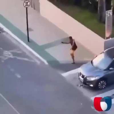 You picked the wrong side of town to pull that shit buddy.