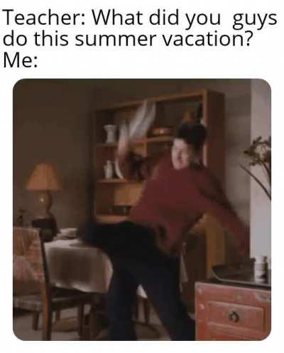 And this year I will repeat