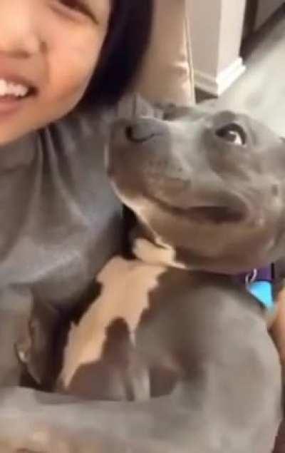 The look of pure affection