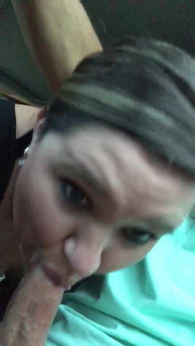 I sucked my brothers cock while my husband was following behind us!