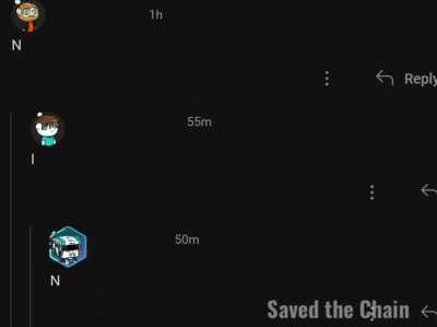 Man saved the Chain...