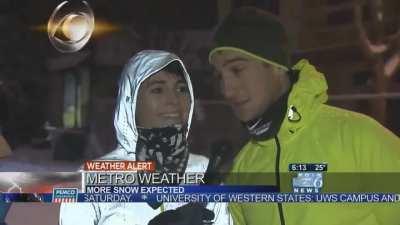 Couple explains why snow is the perfect texture for running