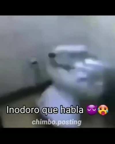 Aca esta el inodoro que habla