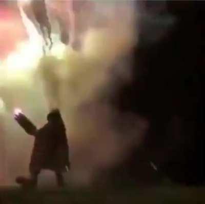 Firework laucher be like: