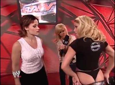 Trish Stratus Showing Thong