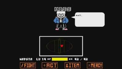 Sans final attack