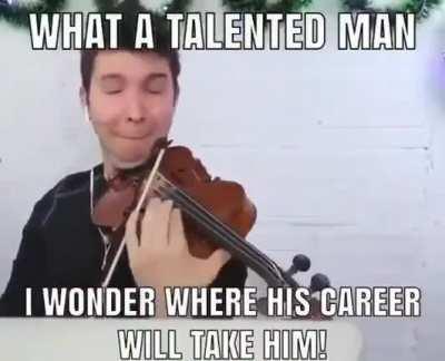 He'll have an amazing career 😃