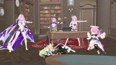 When Elysia doesn't want to leave Mobius (California Gurls)