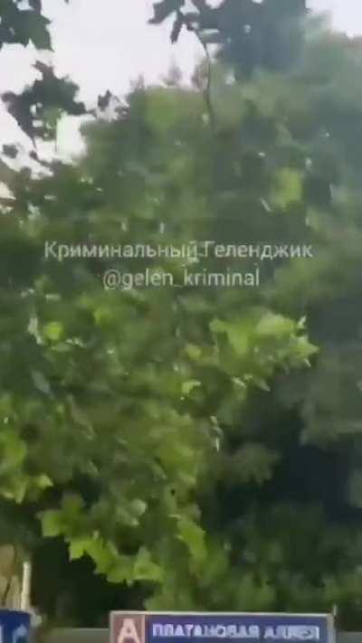 Fire extinguisher ascends to the heavens.