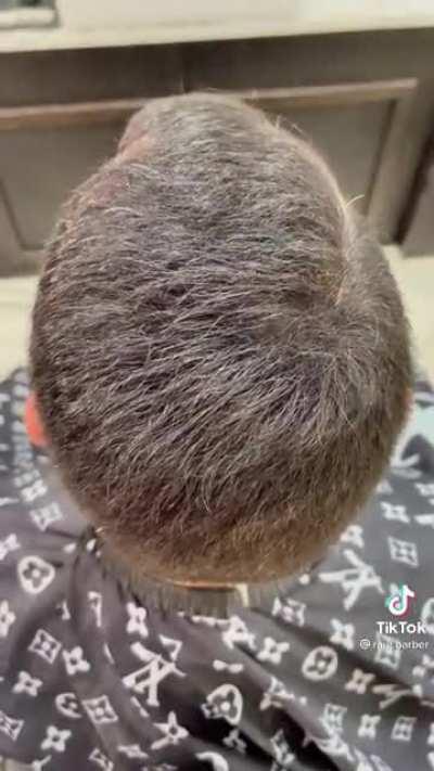 How did the hair appear??