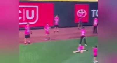 These kids really need to watch where they are standing