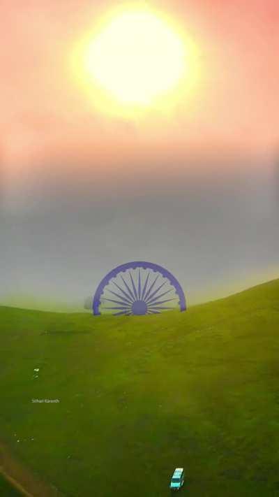 India Flag in Nature - Independence Day