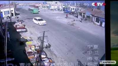 Ya think he's got something against that building?🤔