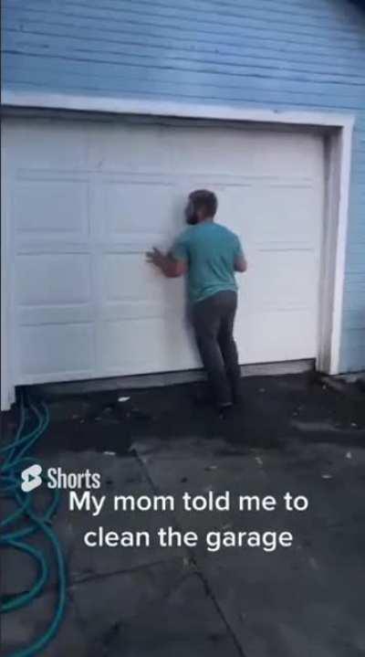 Saw the original garage video on the Daily Dose of Internet youtube channel, thought I would edit it to be more accurate