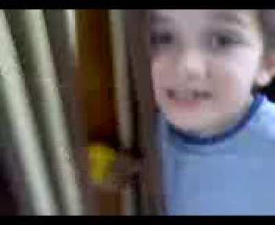 Just found my old mother's phone and saved this masterpiece. An attemp to make a cat documental