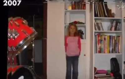 Father takes photo of his daughter every week until she turns 17.