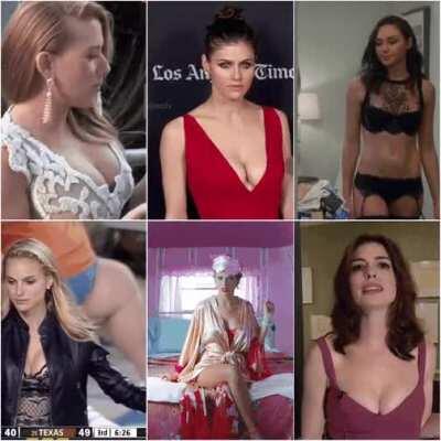 Battle Of My Favourite Top 6 : Scarlett Johansson vs Alexandra Daddario vs Gal Gadot vs Natalie Portman vs Taylor Swift vs Anne Hathaway