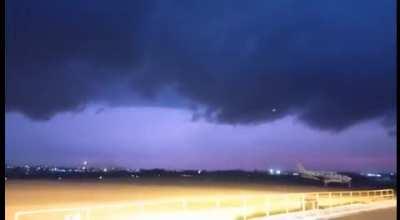 Brazilian ATR-72 encounters windshear shortly after takeoff.