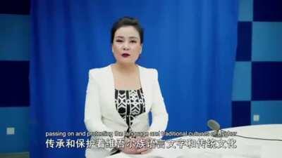 Uyghur TV host has a strong message for Pompeo. Stop your vile propaganda about Xinjiang!
