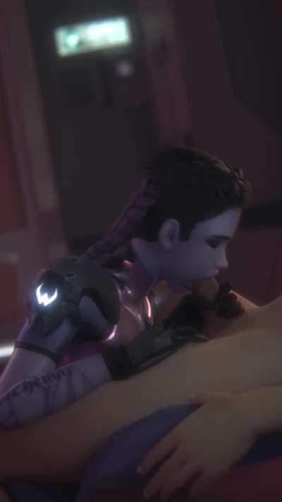 Widowmaker top blowjob skills (fraxxlr)