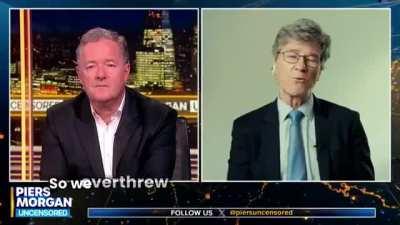 Jeffrey Sachs shuts down Piers Morgan's warmongering talking points