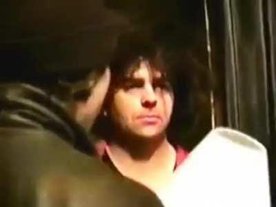 Nine Inch Nails and The Melvins destroying backstage