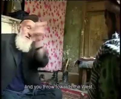 Muslims visiting a Juice magician to cure their headache