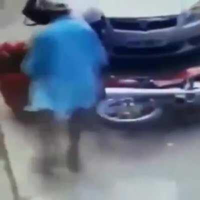 WCGW when you try to help in a motorcycle accident