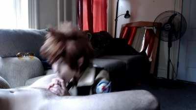 Overwatch's Tracer cosplayer Teases Cock Till Edge Of Cumming