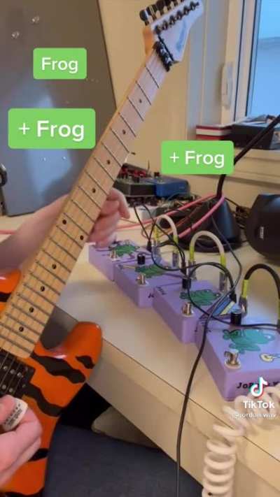 Frog pedals are fun