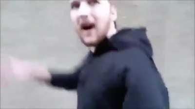 Proud boys running scared from antifascists