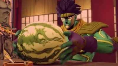 Star Platinum offers you a watermelon. Do you accept? (SFM by Martin Gustavsson)