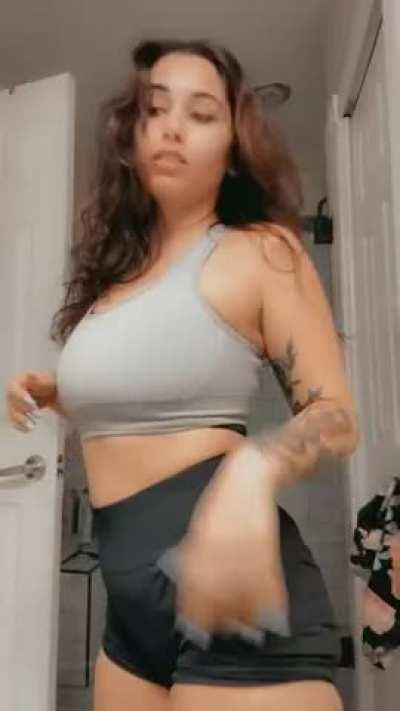 Do you like my ass in these workout shorts ?