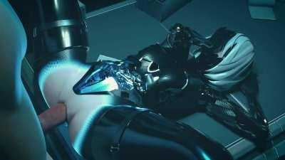 2B getting fucked (Gifdoozer) [NieR: Automata]